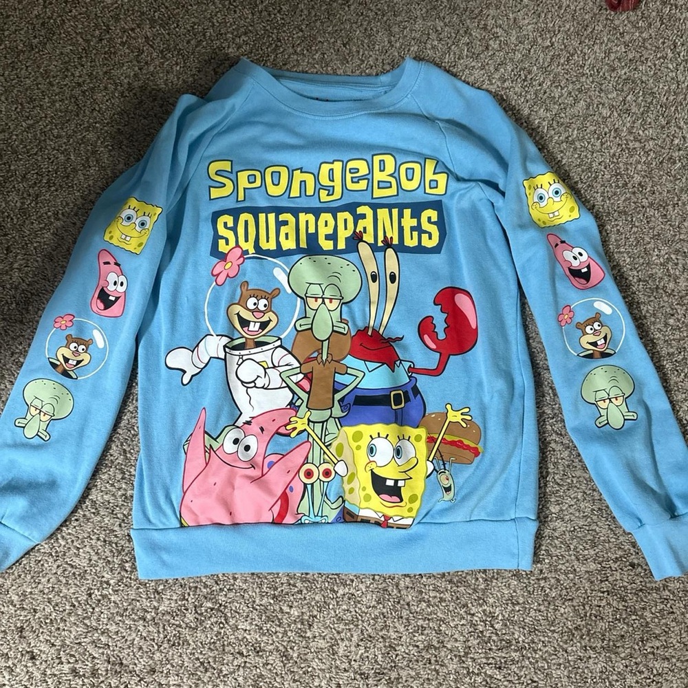 SpongeBob SquarePants Blue Sweatshirt